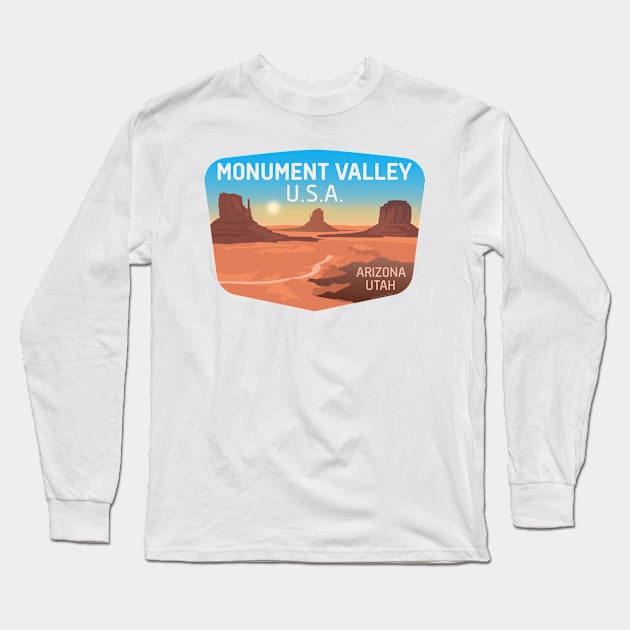 Monument Valley Long Sleeve T-Shirt by Woohoo